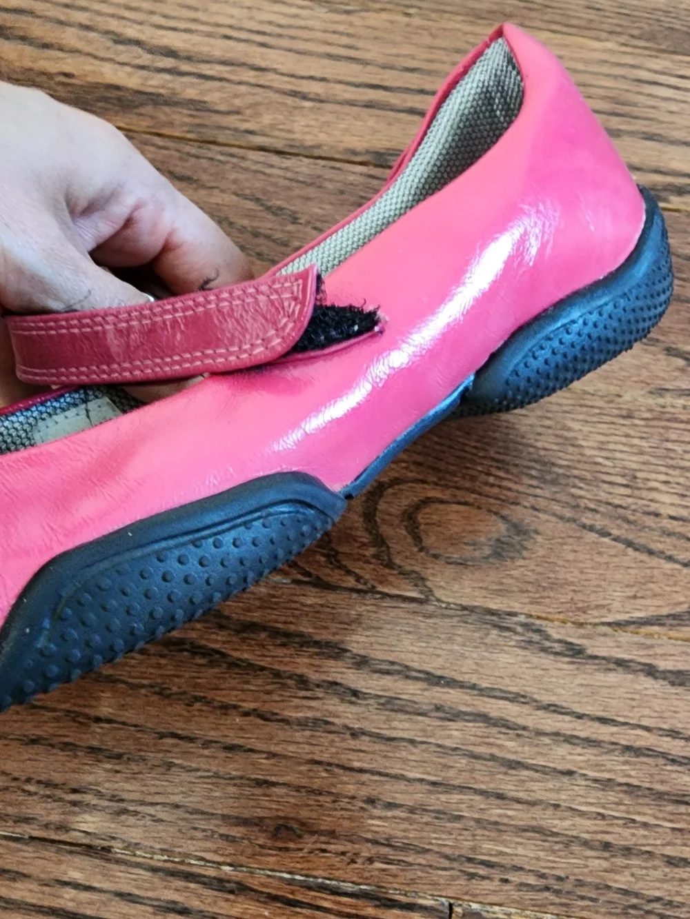 Pazzo Pink Patent Leather Mary Jane Flats Women Sz 6 Barbiecore Vintage Casual